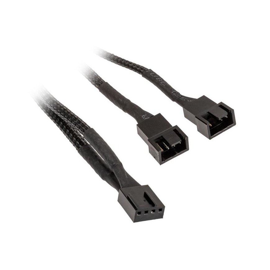 Akasa 4 Pin - 4 Pin x2, Black (AK-CBFA04-KT04) – 2