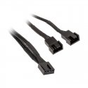 Akasa 4 Pin - 4 Pin x2, Black (AK-CBFA04-KT04) Akasa 4 Pin - 4 Pin x2, Black (AK-CBFA04-KT04)