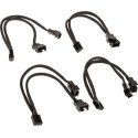 Akasa 4 Pin - 4 Pin x2, Black (AK-CBFA04-KT04) Akasa 4 Pin - 4 Pin x2, Black (AK-CBFA04-KT04)