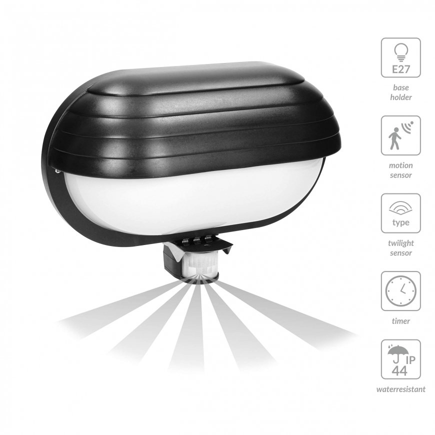 MACLEAN MCE33 Maclean MCE33 lauko wall light su PIR ir Twilight sensor – 2