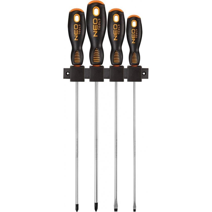 Neo long screwdriver set 4 pcs