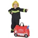 Trunki kelioninis lagaminas su ratukais vaikams | Gaisrinis automobilis Frank Trunki kelioninis lagaminas su ratukais vaikams | Gaisrinis automobilis Frank