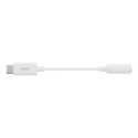 Deltaco USBC-1145 mobile phone cable White 0.11 m 3.5mm