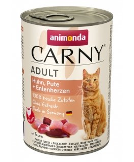 animonda Carny chicken, turkey + duck hearts 400 g