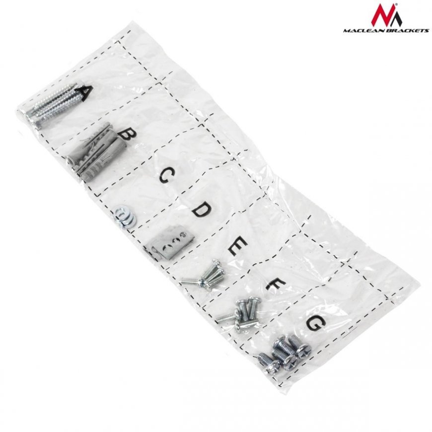 Bracket MACLEAN MC-761 Maclean MC-761 Wall bracket for TV or monitor 26-55 30kg max vesa 400x400 – 4