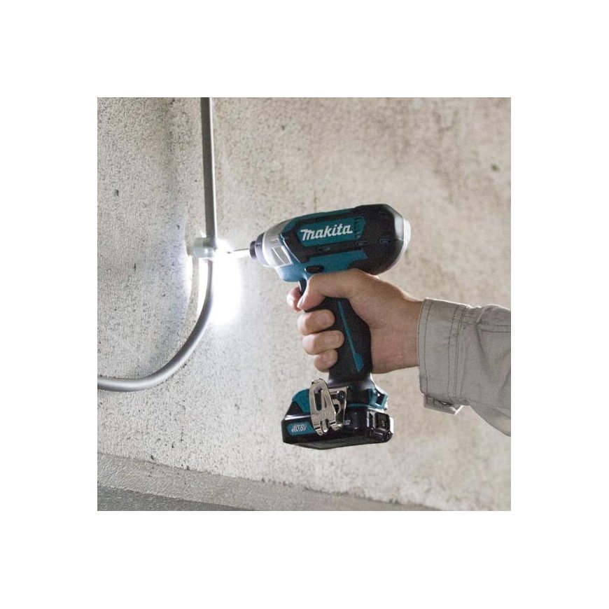 Makita TD110DSAJ Cordless impact driver, 12V MAX, 2x2.0 Ah Li-ion 110 Nm, 1.0kg, 1/4", LED, MAKPACK – 2