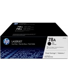 HP Toner Black 78A for LaserJet P1566,P1606dn,M1536, doublepack (2x2.100 pages)