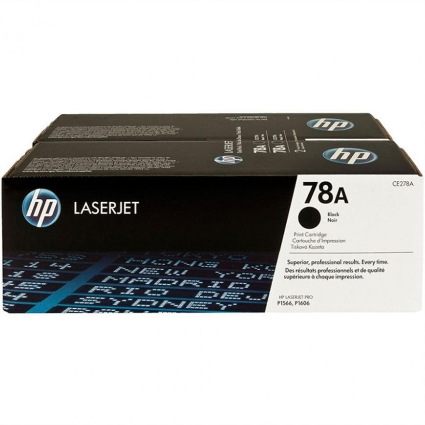 HP Toner Black 78A for LaserJet P1566,P1606dn,M1536, doublepack (2x2.100 pages) – 3