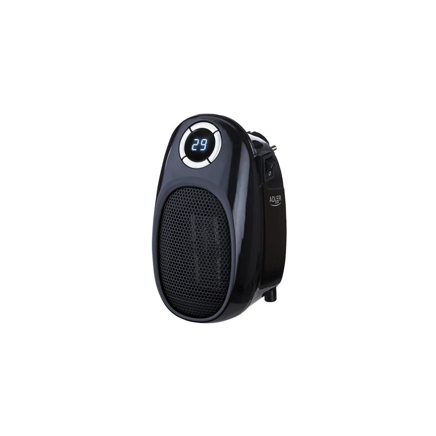 Adler Thermofan - Easy Heater AD 7726 Ceramic, 400 W, Number of power levels 2, Suitable for rooms i – 3