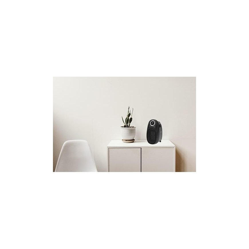 Adler Thermofan - Easy Heater AD 7726 Ceramic, 400 W, Number of power levels 2, Suitable for rooms u – 5