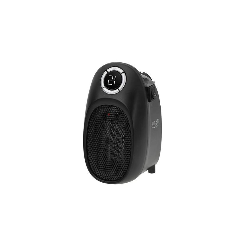Adler Thermofan - Easy Heater AD 7726 Ceramic, 400 W, Number of power levels 2, Suitable for rooms i – 8
