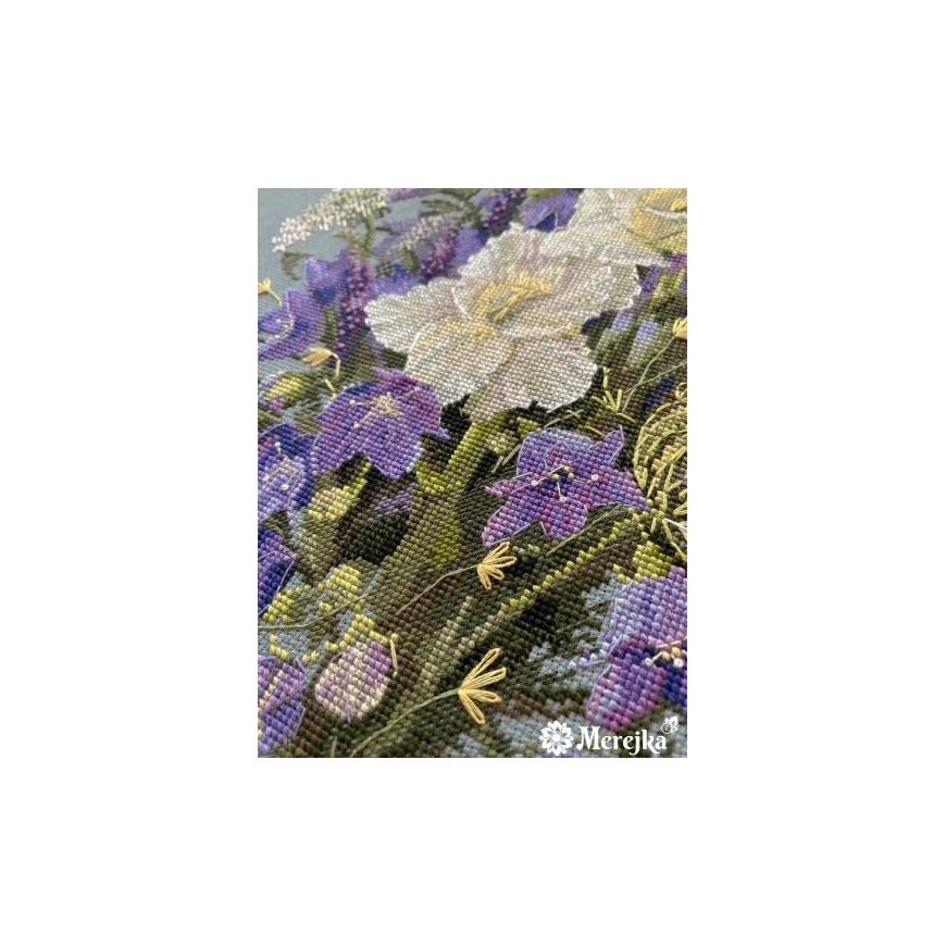 Merejka Cross stitch "White sword lily" 39x27 SK223 – 3