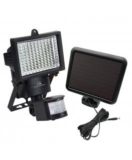 Maclean MCE442 Solar Lamp LED Spotlight Motion Sensor Floodlight Wall Mount Light Twilight IP44 6W 6000K