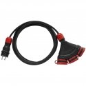 AW-Tools AWTOOLS PRZEDŁUŻACZ EXTREME 40m 3x2,5mm 3 SOCKETS IP54 16A/4000W AW-Tools AWTOOLS PRZEDŁUŻACZ EXTREME 40m 3x2,5mm 3 SOCKETS IP54 16A/4000W