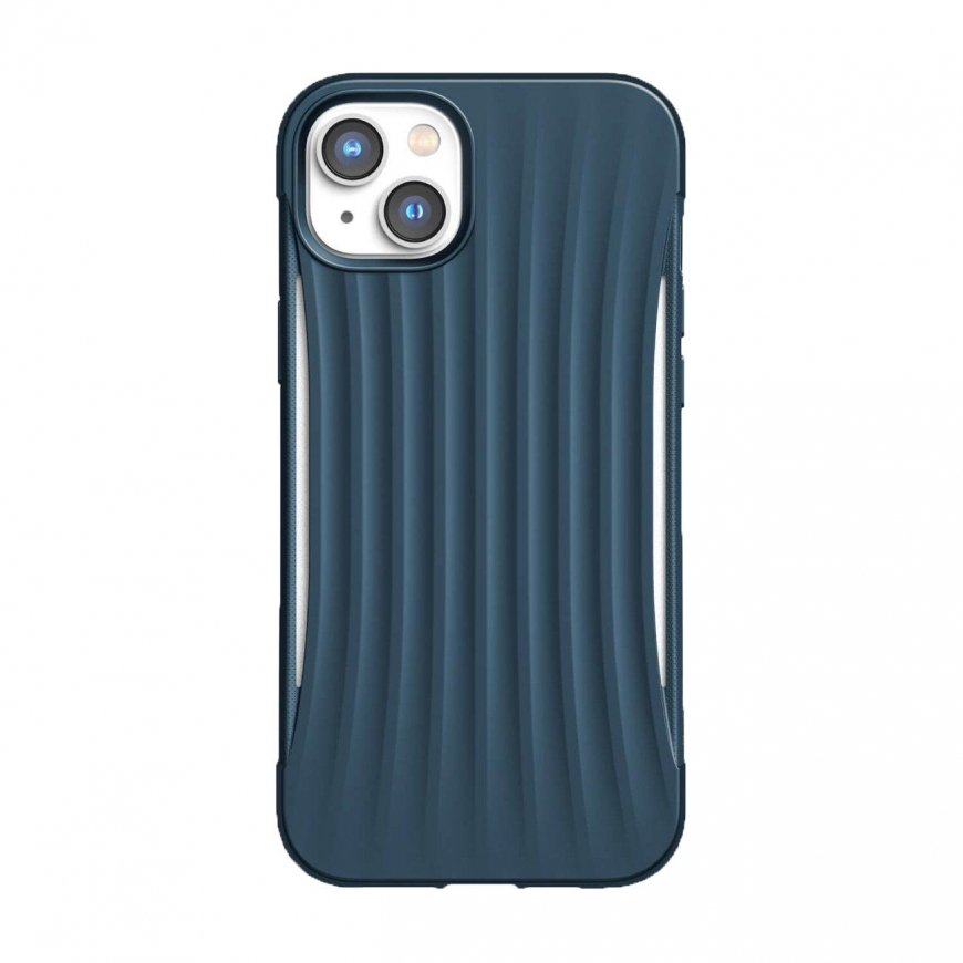 „Raptic X-Doria“ sankabos dėklas „iPhone 14“ galinis dangtelis mėlynas
