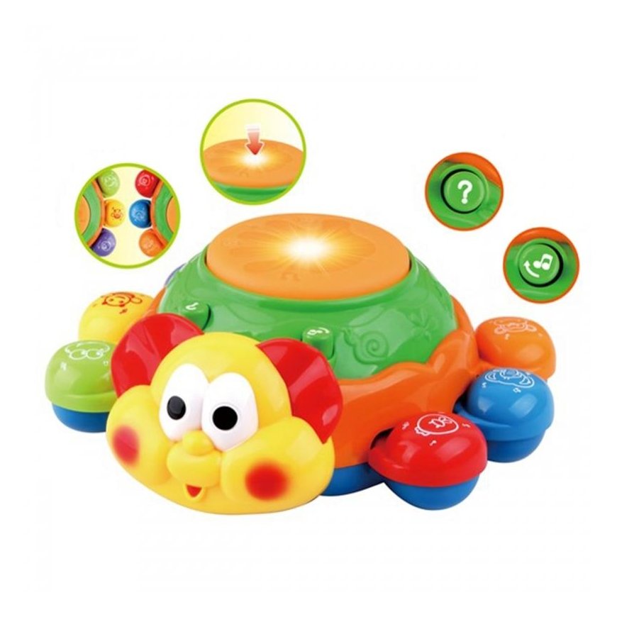 WOOPIE Interactive Crawling Toy Ladybug