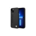 Case BMW BMHMP14MSLBLBK iPhone 14 Plus 6.7 inch Black / Black Hard Silicone Signature Logo Magsafe