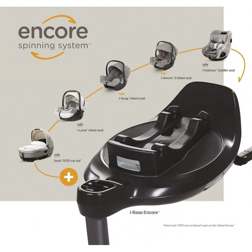 Joie i-Base Encore 360 rotacinė Isofix kėdutės bazė – 5