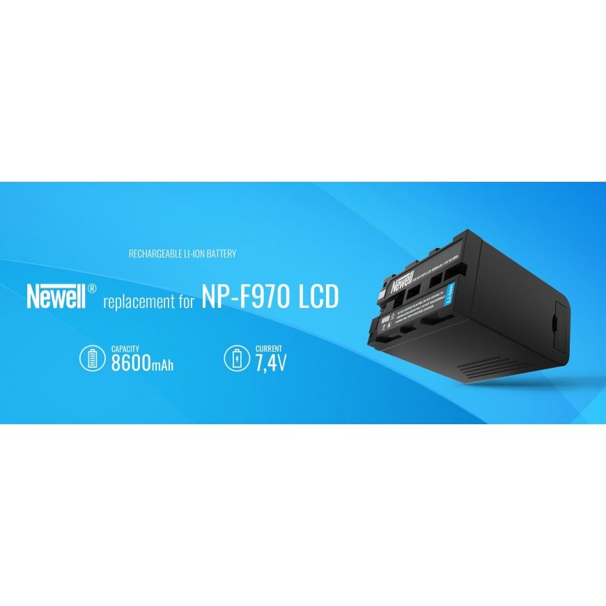 Newell NP-F970 LCD baterija – 3