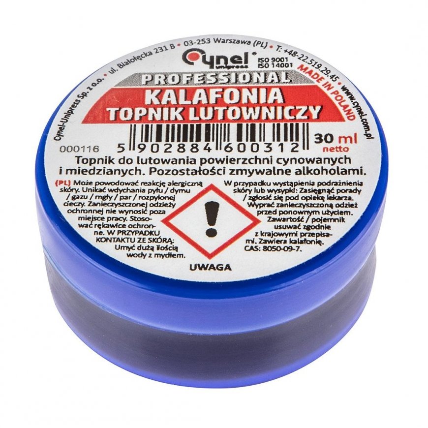 Cynel Soft soldering kit, solder and rosin – 3