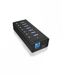 ICY BOX IB-AC618 5000 Mbit/s Musta
