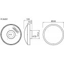 Airam Zeo Duo 350 tahvelplaat, 1100 lm, 18 W, vahetatav hele värv Airam Zeo Duo 350 tahvelplaat, 1100 lm, 18 W, vahetatav hele värv