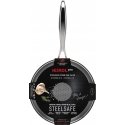 Heirol Pro Steelsafe frying pan, stainless steel + non-stick coating, 24 cm Heirol Pro Steelsafe frying pan, stainless steel + non-stick coating, 24 cm