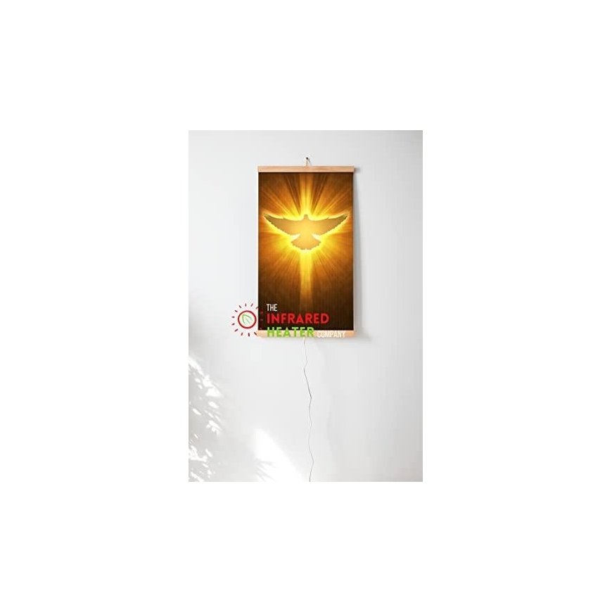 Infrared heater - flexible heating panel 430W TRIO design 12 pigeons, dimensions 100x57cm – 8
