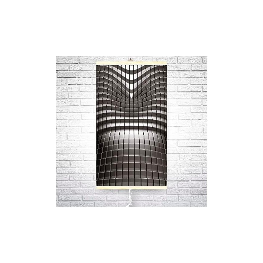 Infrared heater - flexible heating panel 430W TRIO design 12 pigeons, dimensions 100x57cm – 12