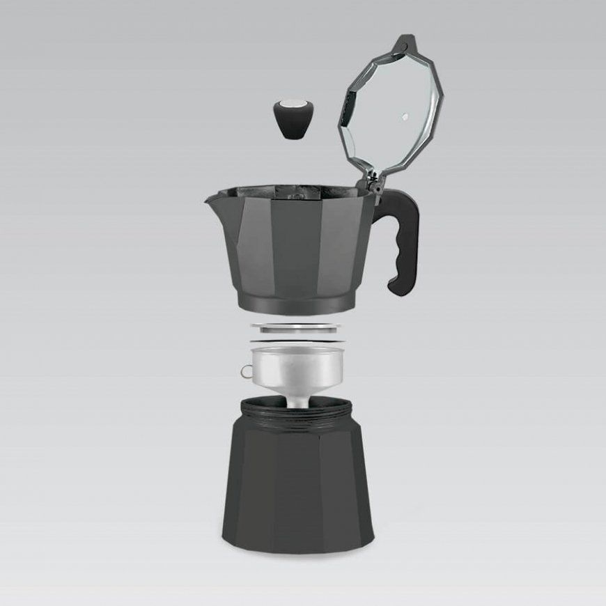 Maestro 6 tasīšu kafijas automāts MR-1666-6-BLACK melns – 3