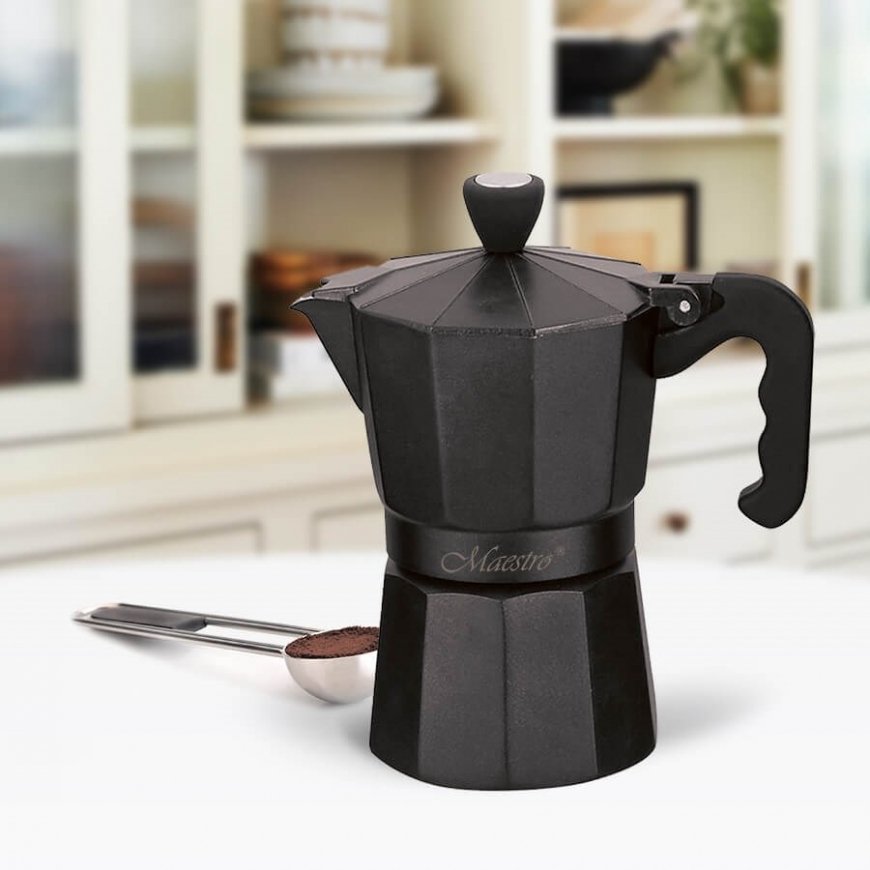 Maestro 6 tasīšu kafijas automāts MR-1666-6-BLACK melns – 5