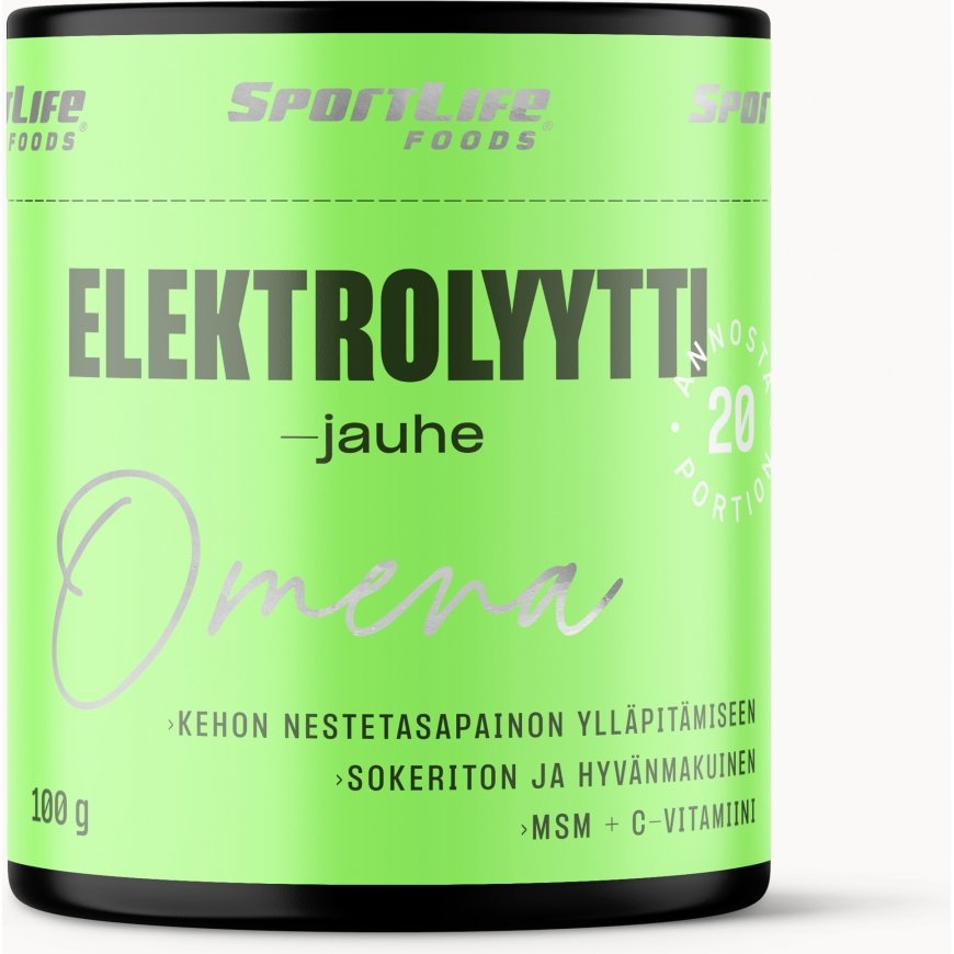 SportLife Electrolyte powder Apple, 100 g