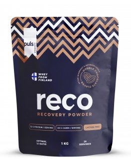 PULS Reco Double Chocolate -proteiinijauhe, 1 kg