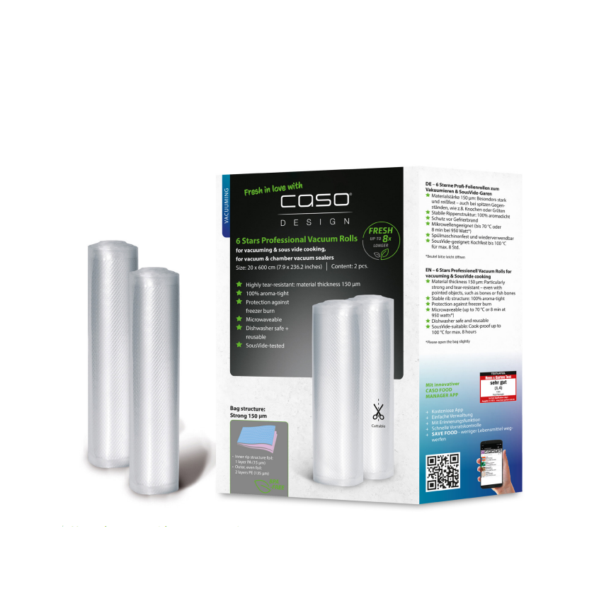 Caso 6 Stars Professional Vacuum Rolls