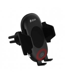 Devia Smart series Infrared sensor Wireless Charger Car Mount juodas