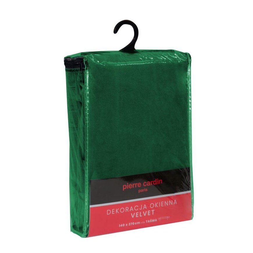 Eurofirany PIERRE CARDIN SIBEL Naktinė užuolaida iš minkšto aksomo, 260 g/m2, 140X270 cm, juosta / t – 3