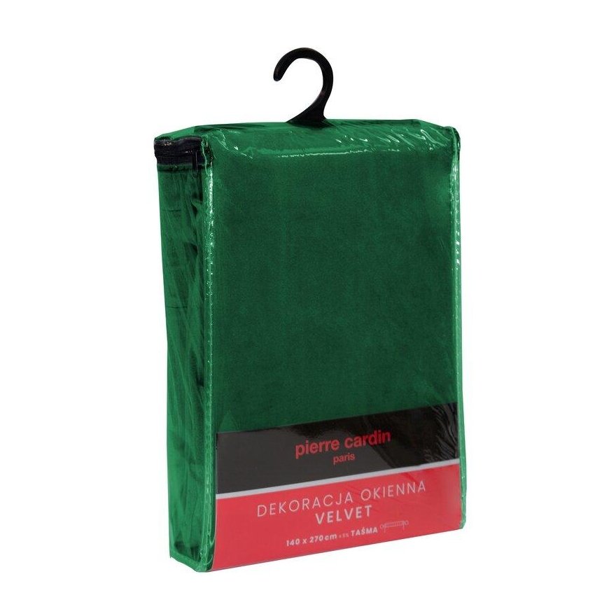 Eurofirany PIERRE CARDIN SIBEL Naktinė užuolaida iš minkšto aksomo, 260 g/m2, 140X270 cm, juosta / t – 13