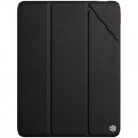 Nillkin Bevel Leather Case for iPad Air 2020 Cover with Flip Smart Case, Black
