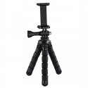 HAMA Flex Mini-Tripod for Išmanusis telefonas and GoPro 14 cm juodas HAMA Flex Mini-Tripod for Išmanusis telefonas and GoPro 14 cm juodas