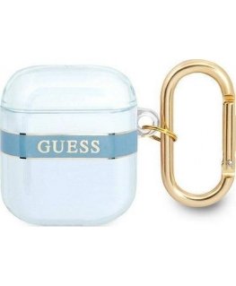 Guess Protective Case Paisley Strap Collection for AirPods 3 in Gold