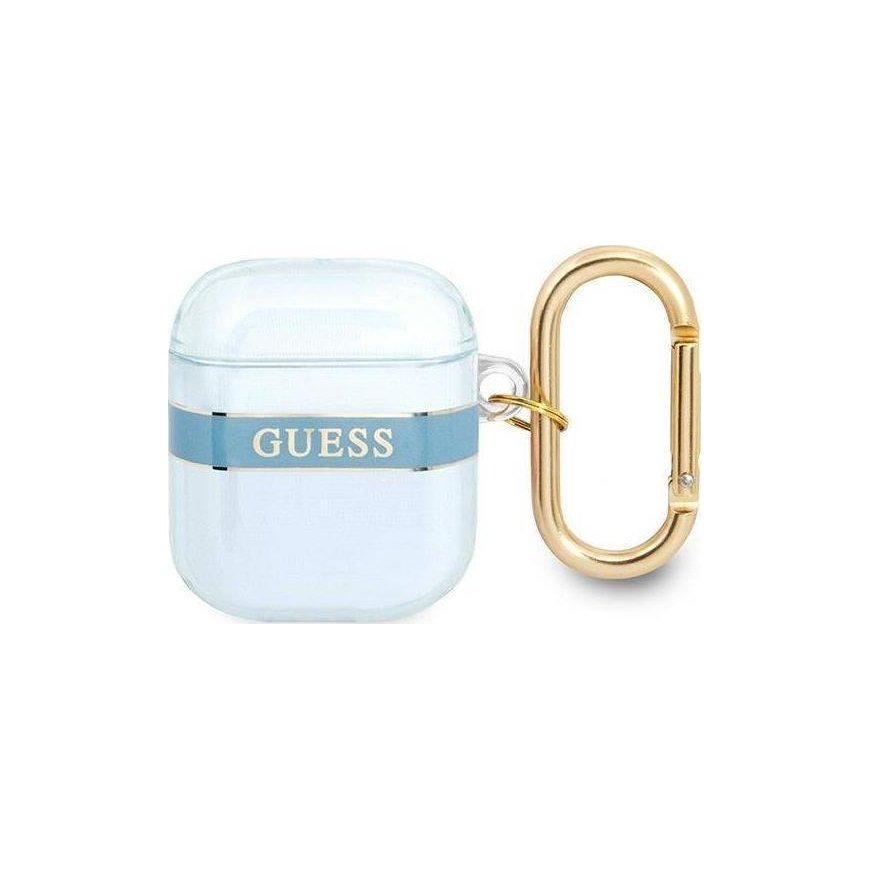 Guess Protective Case Paisley Strap Collection for AirPods 3 in Gold