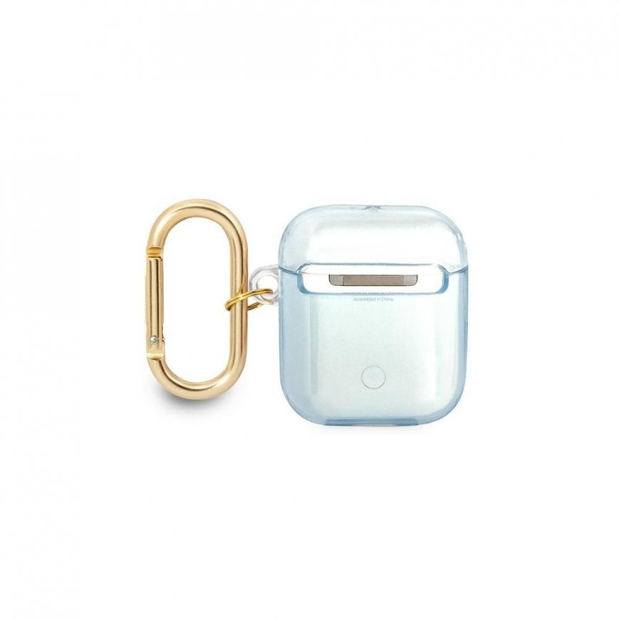 Guess Protective Case Paisley Strap Collection for AirPods 3 in Gold – 4