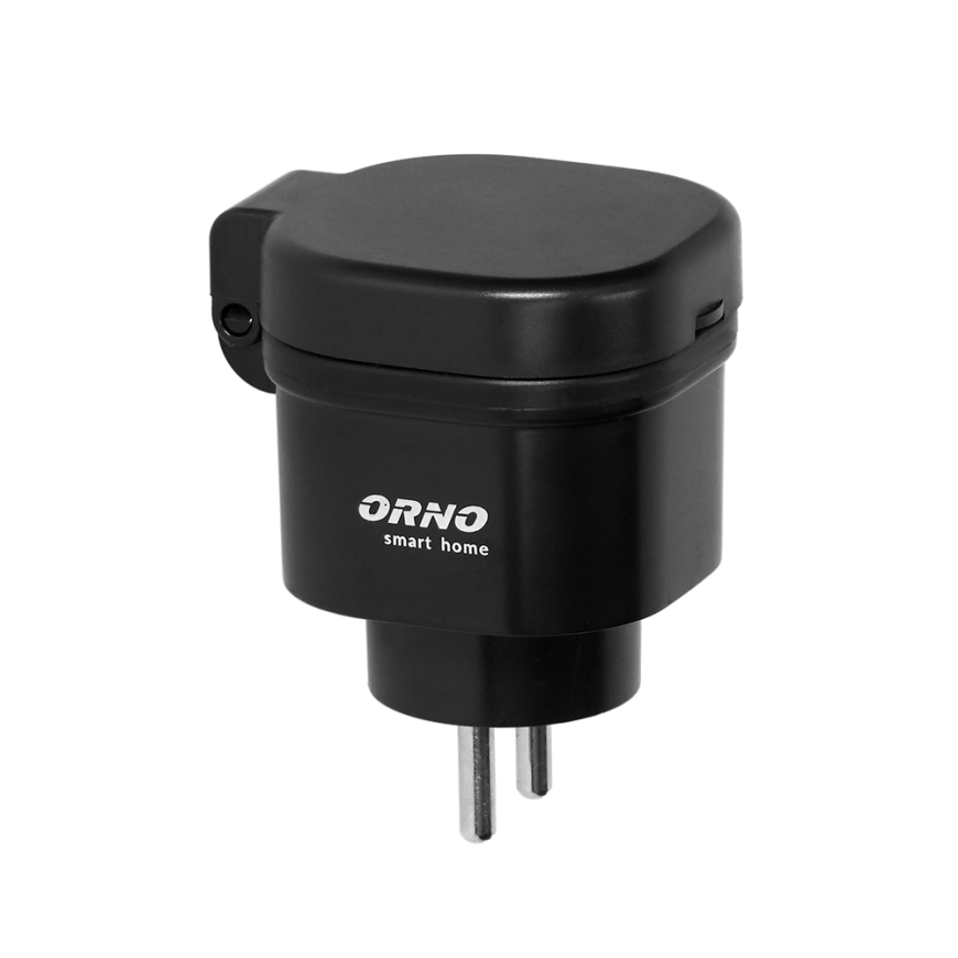ORNO Smart Home external network outlet, wirelessly controlled, with radio receiver, IP44 – 12