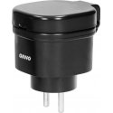 ORNO Smart Home išorinio tinklo lizdas, valdomas belaidžiu būdu, su radijo imtuvu, IP44