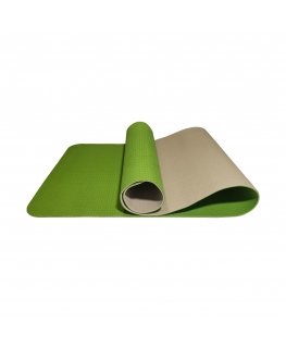 Sanro Gymnastics/yoga mat TPE double-sided KP-189 Green/grey