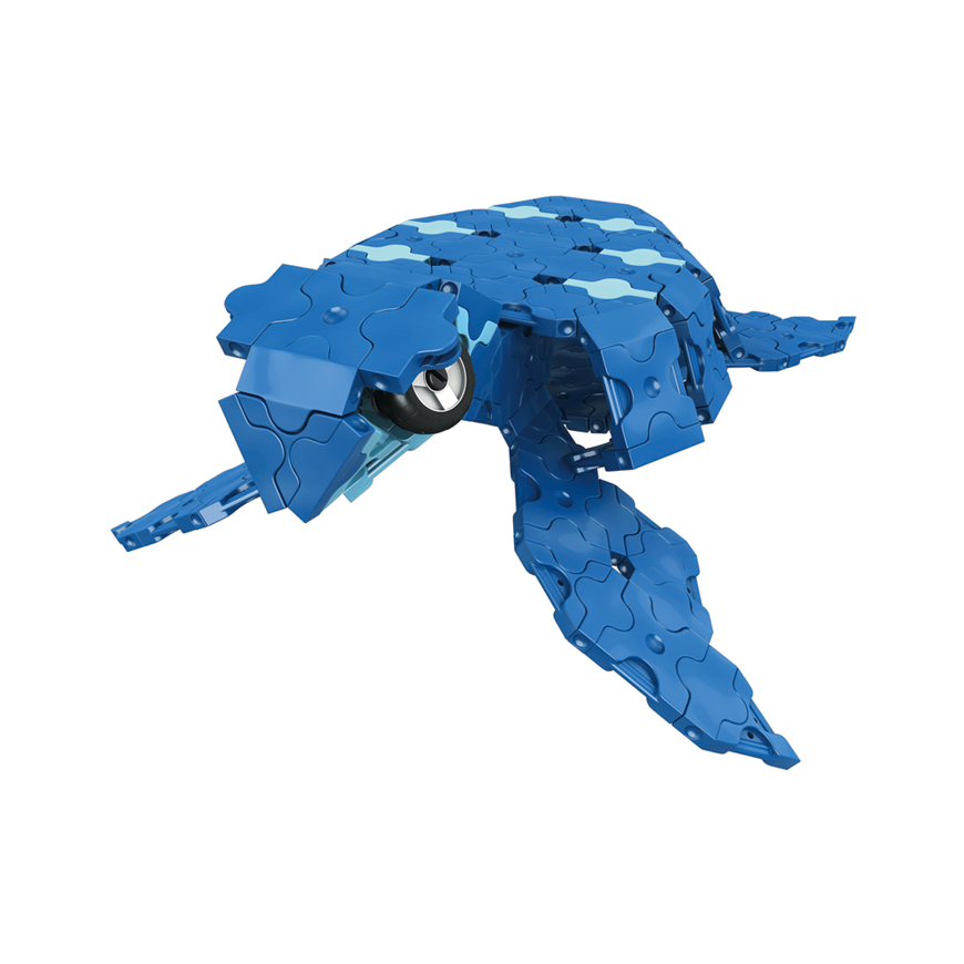 Japanese Educational Constructor LaQ Dinosaur Stegosaurus (300 pieces, 4 Hamacron pieces (wheels and – 7