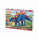Japanese Educational Constructor LaQ Dinosaur Stegosaurus (300 pieces, 4 Hamacron pieces (wheels and Japanese Educational Constructor LaQ Dinosaur Stegosaurus (300 pieces, 4 Hamacron pieces (wheels and