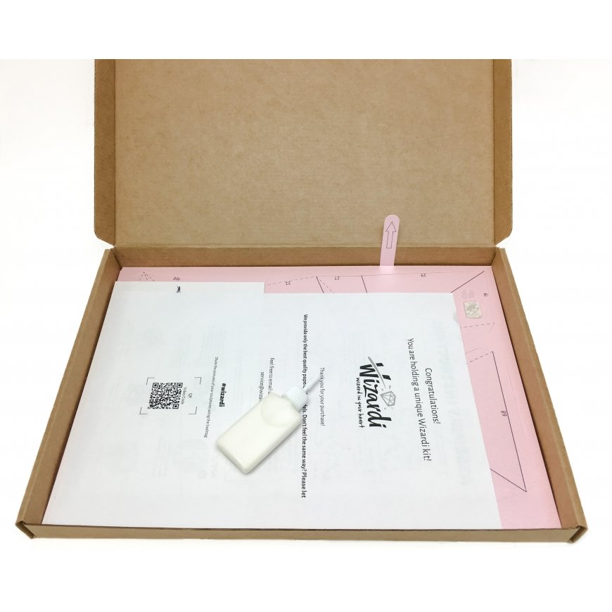 Beldizart WIZARDI 3D modeliai iš popieriaus PP-2PLB-WHT – 4