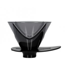 Hario - V60 Plastic One Pour Dripper MUGEN - Black