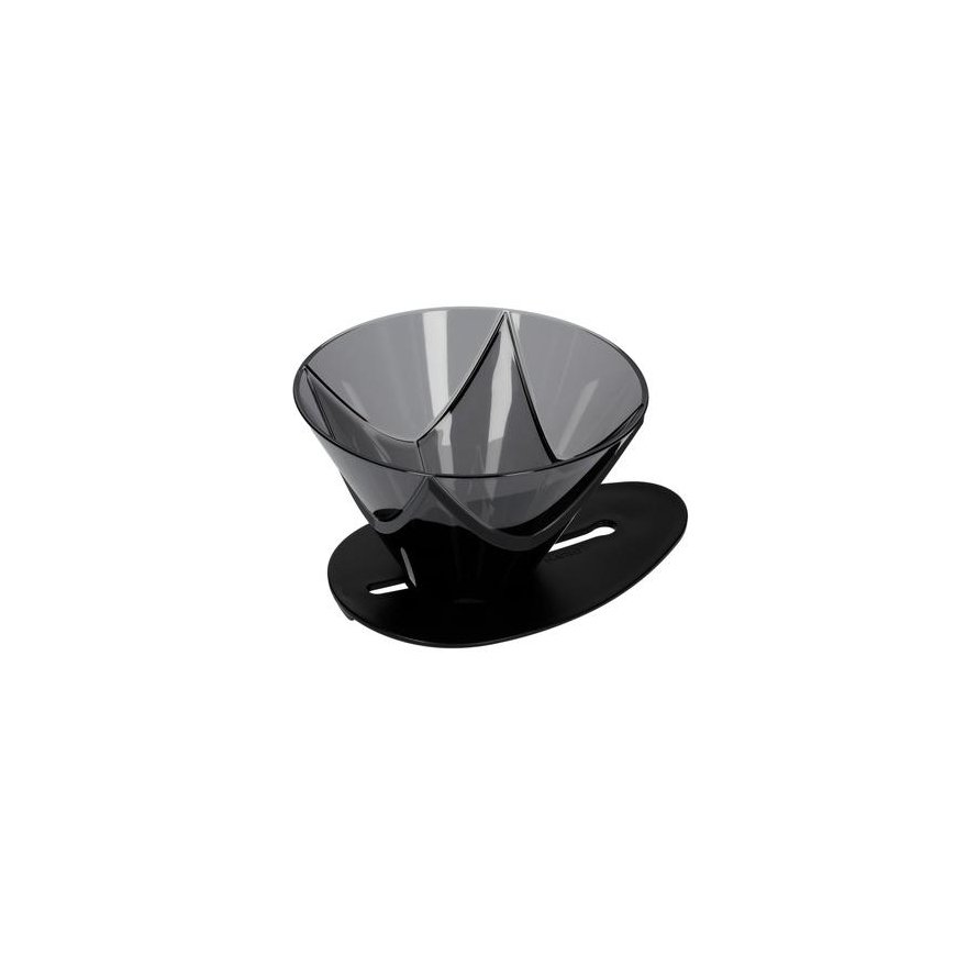 Hario - V60 Plastic One Pour Dripper MUGEN - Black – 2